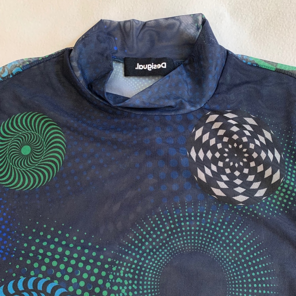 Desigual Tulle Circles Long-Sleeve - Picture 2 of 11